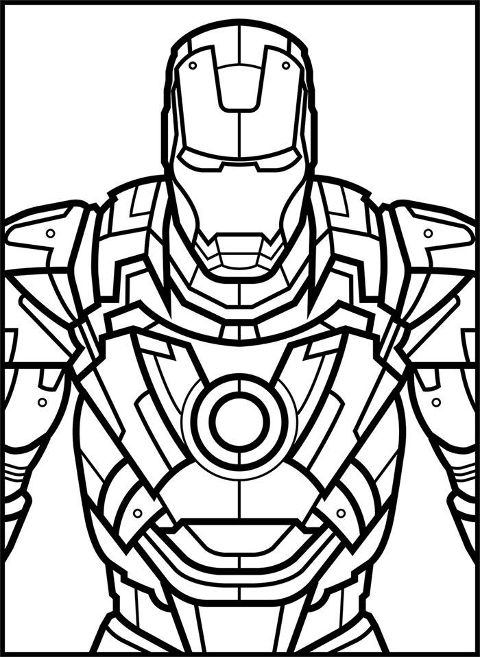 100+ Iron Man Coloring Pages: Suit Up 96