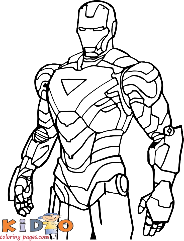 100+ Iron Man Coloring Pages: Suit Up 97