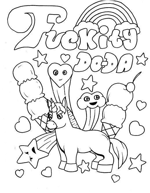 128+ Funny Coloring Pages 103