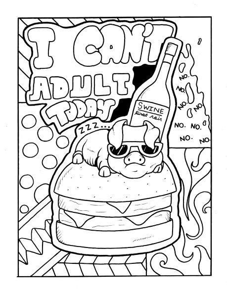 128+ Funny Coloring Pages 119