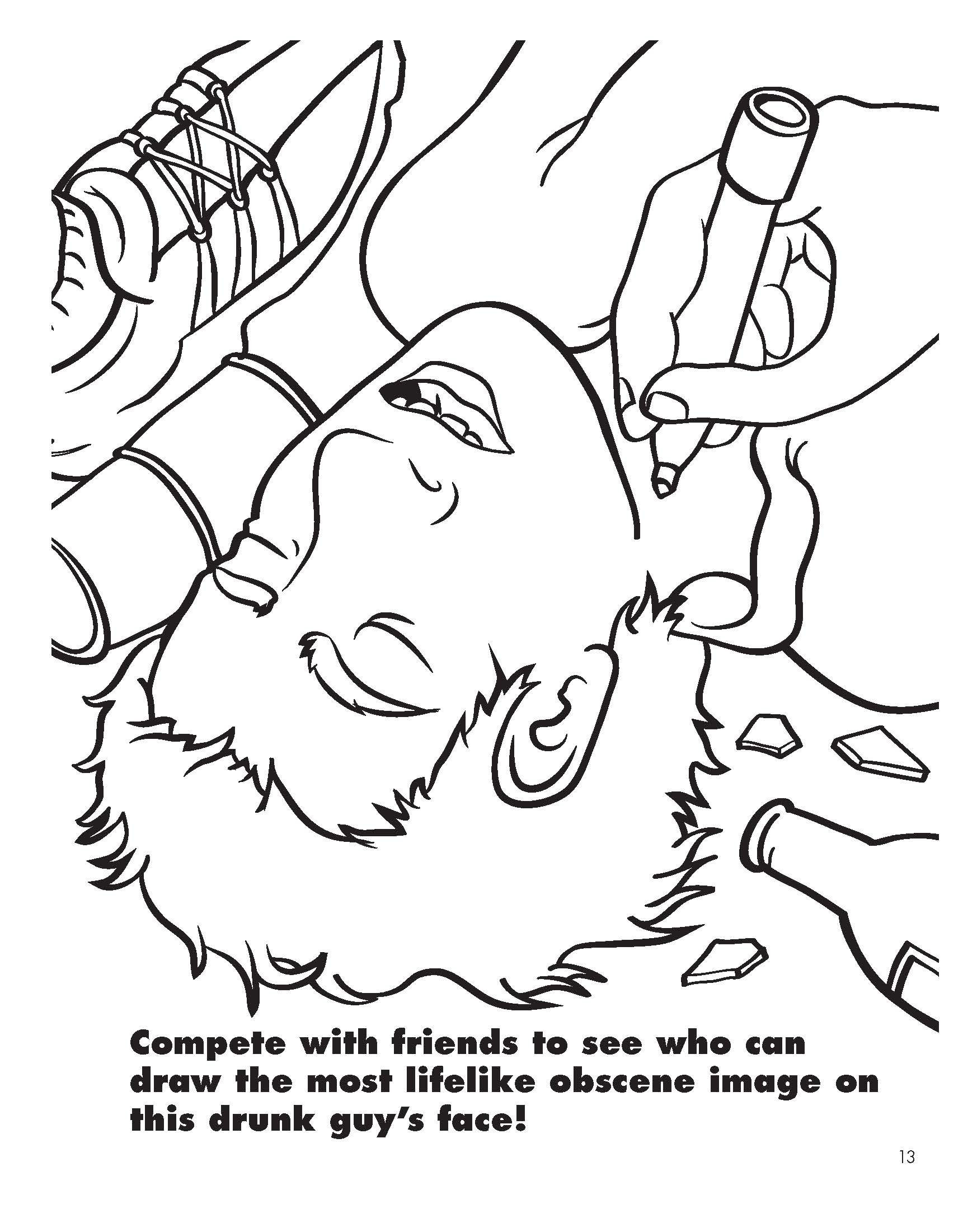 128+ Funny Coloring Pages 16