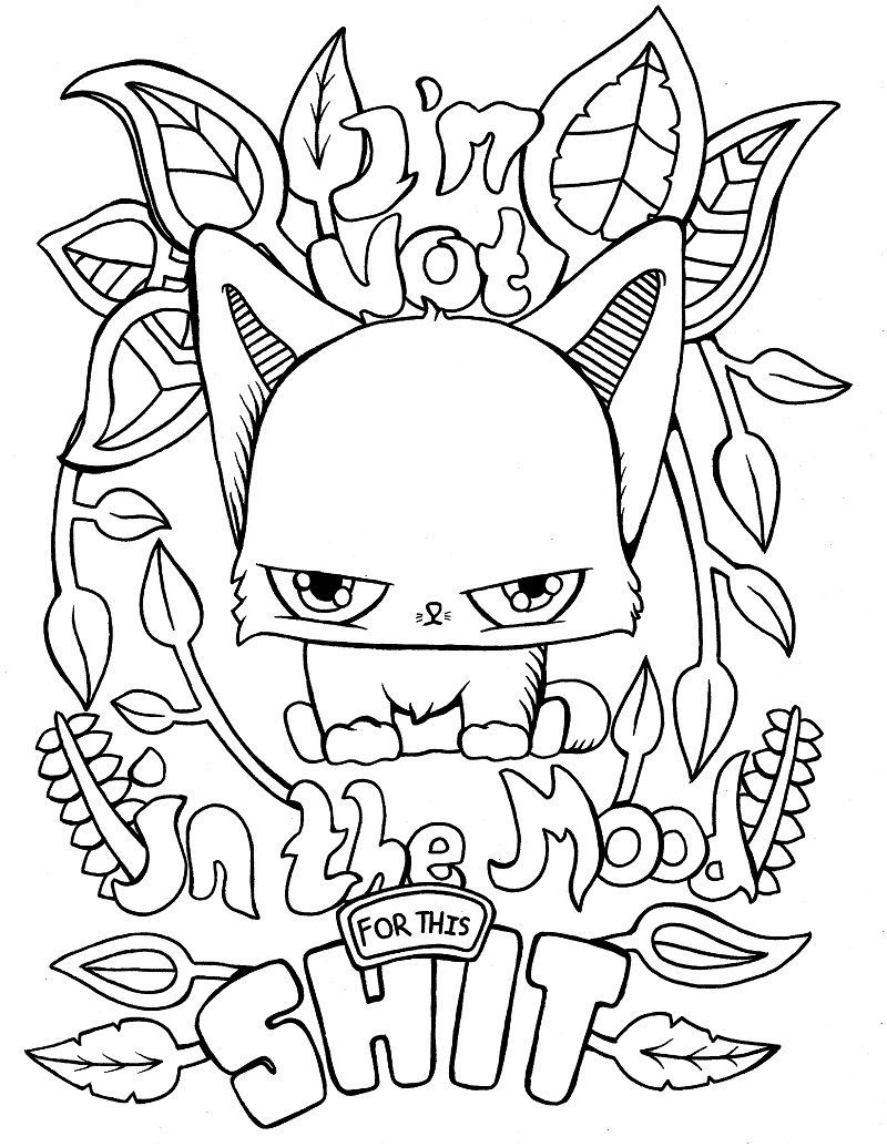 128+ Funny Coloring Pages 48