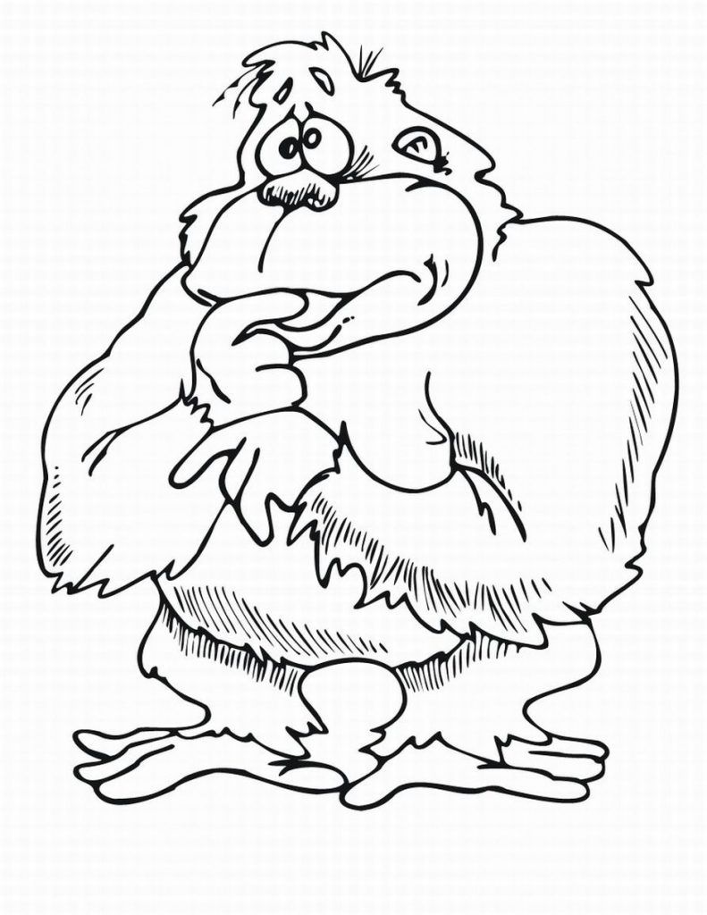 128+ Funny Coloring Pages 54