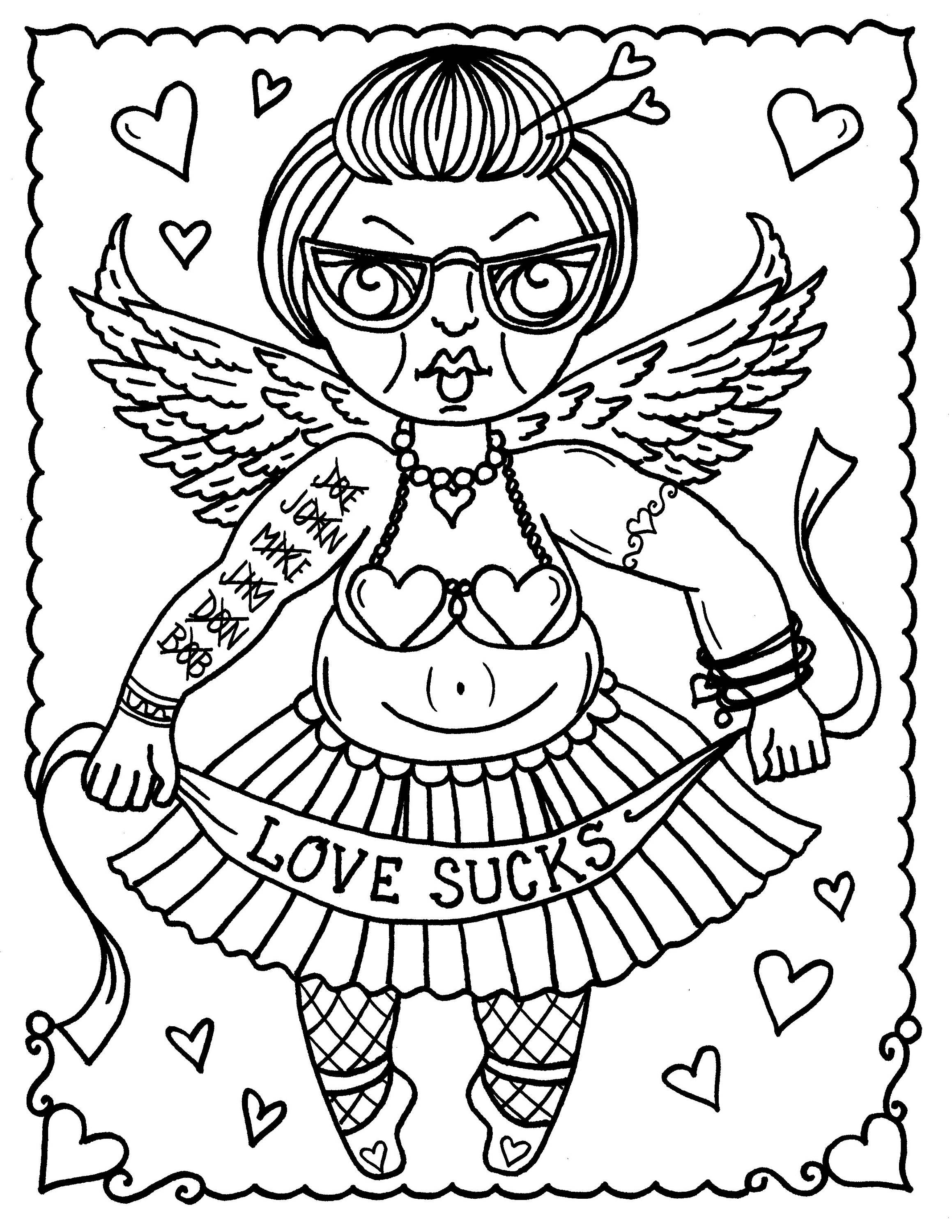 128+ Funny Coloring Pages 7