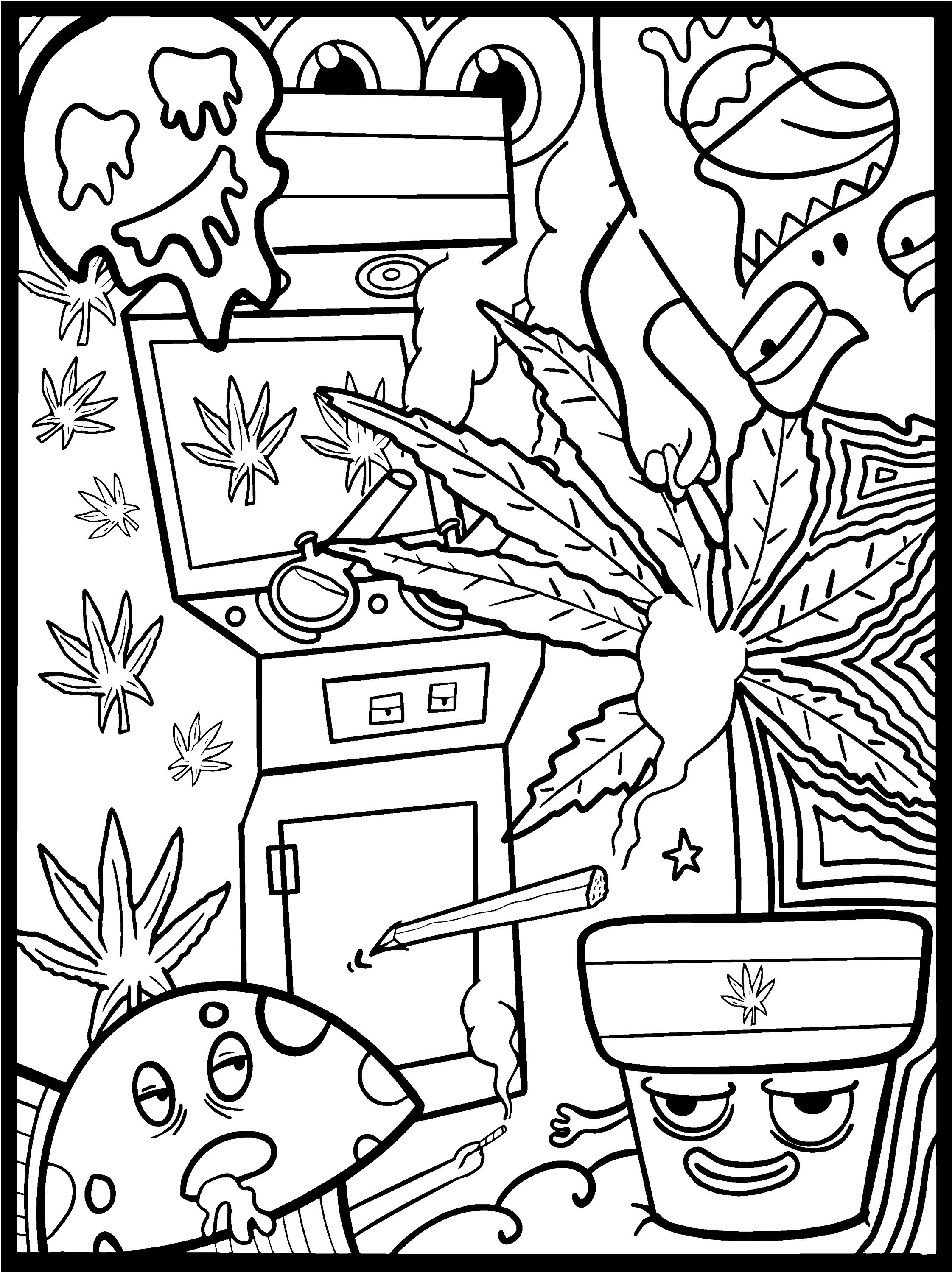 128+ Funny Coloring Pages 8