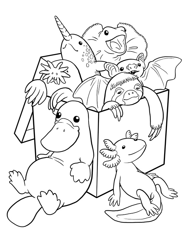 128+ Funny Coloring Pages 81