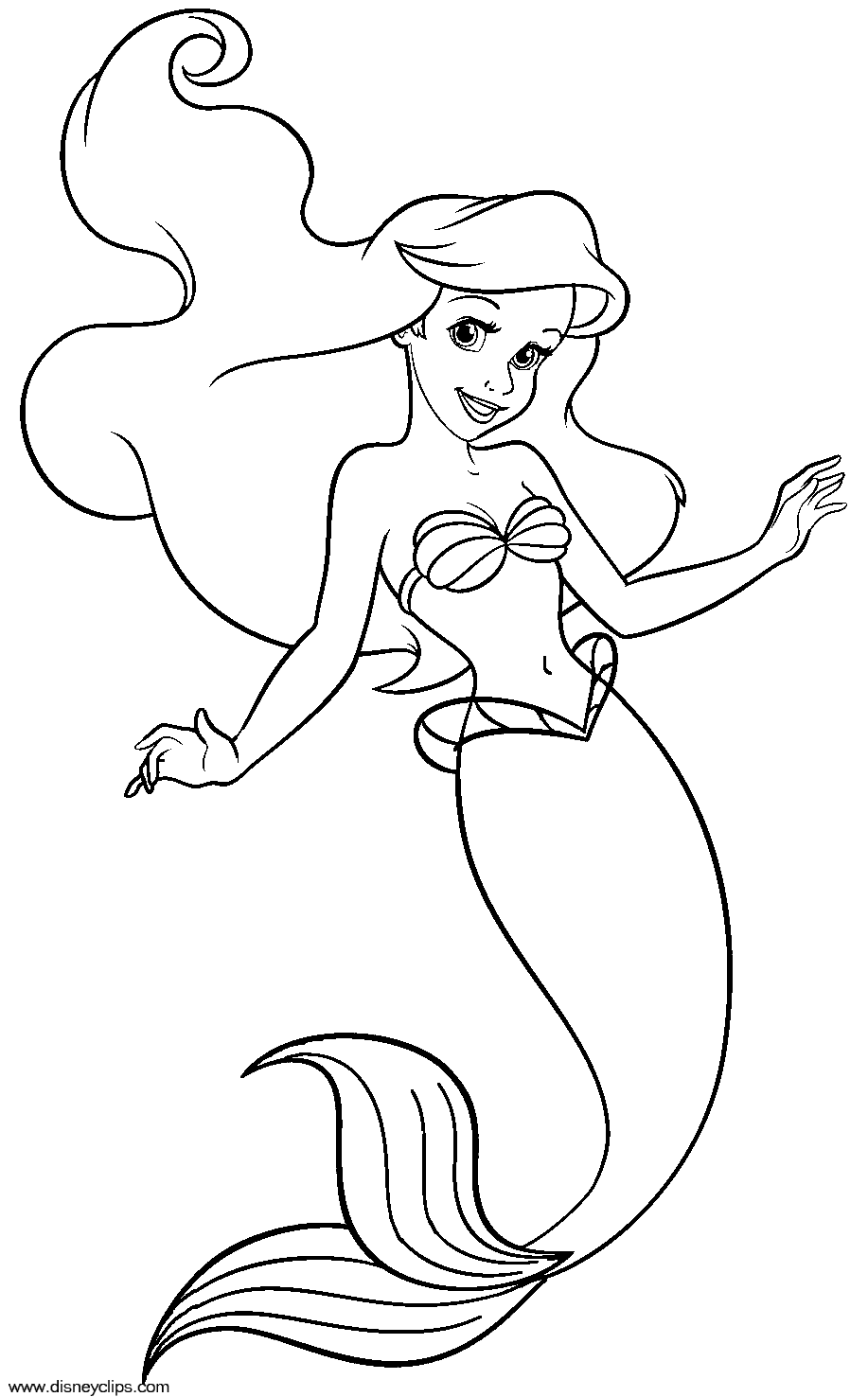 140+ Coloring Page Mermaid: Dive into a Sea of Colors 109