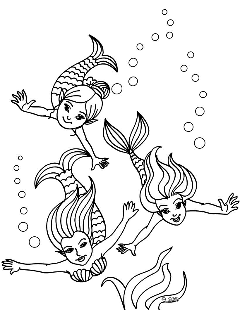 140+ Coloring Page Mermaid: Dive into a Sea of Colors 110