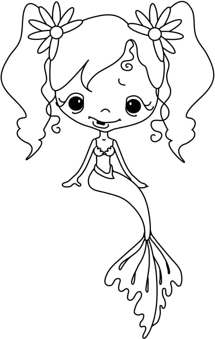 140+ Coloring Page Mermaid: Dive into a Sea of Colors 114