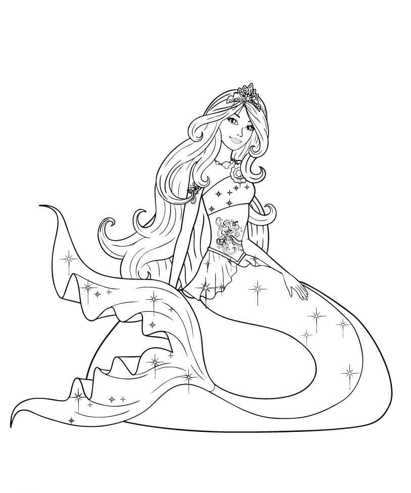 140+ Coloring Page Mermaid: Dive into a Sea of Colors 144