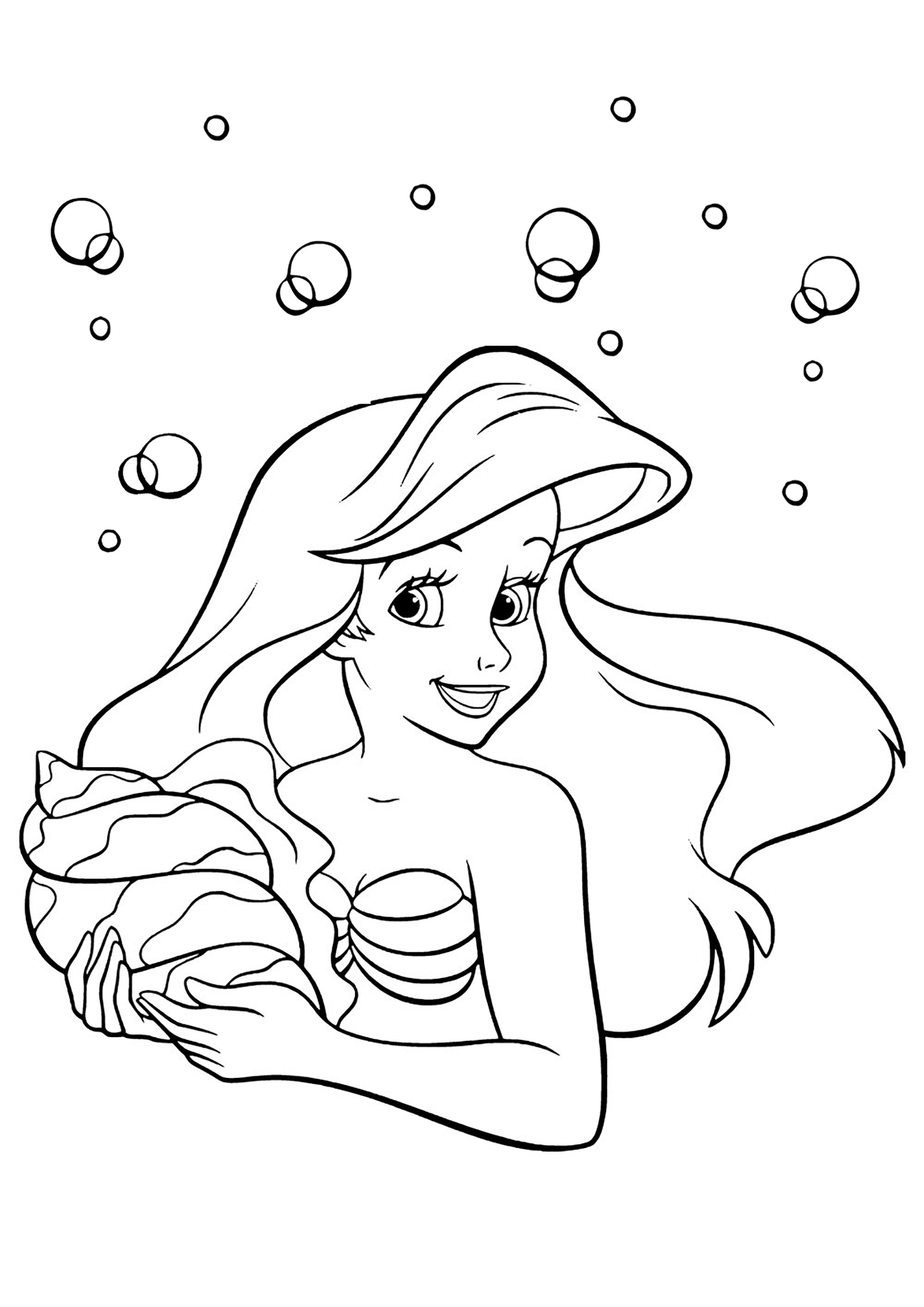 140+ Coloring Page Mermaid: Dive into a Sea of Colors 15