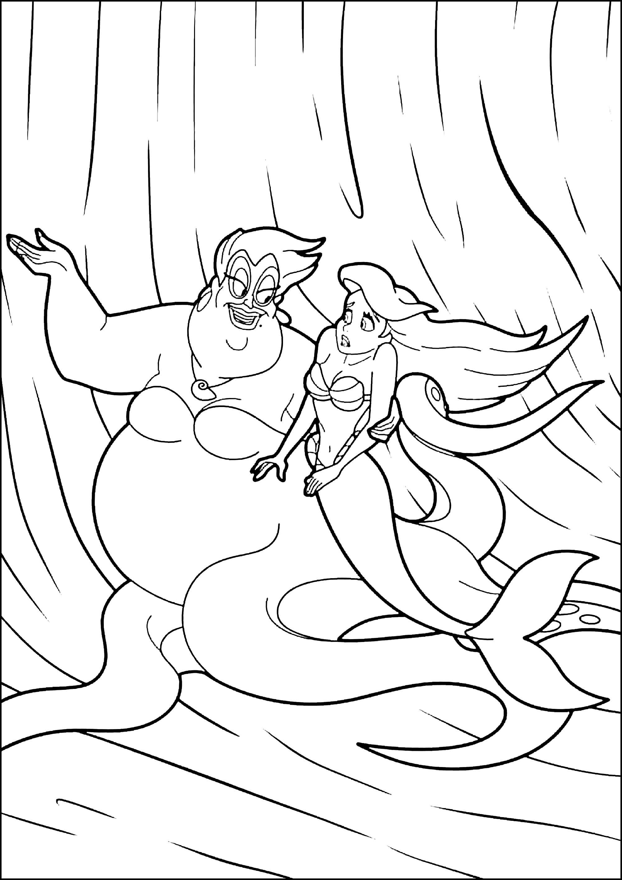 140+ Coloring Page Mermaid: Dive into a Sea of Colors 16