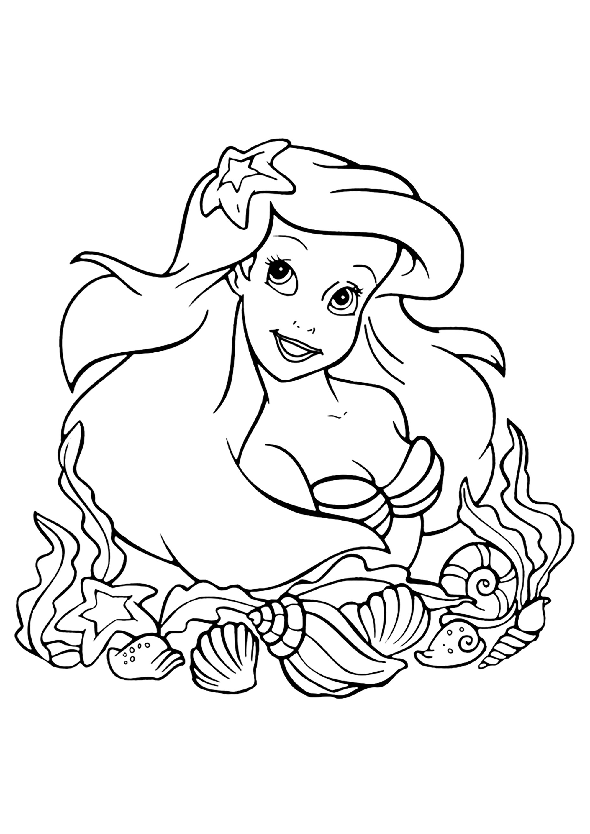 140+ Coloring Page Mermaid: Dive into a Sea of Colors 19