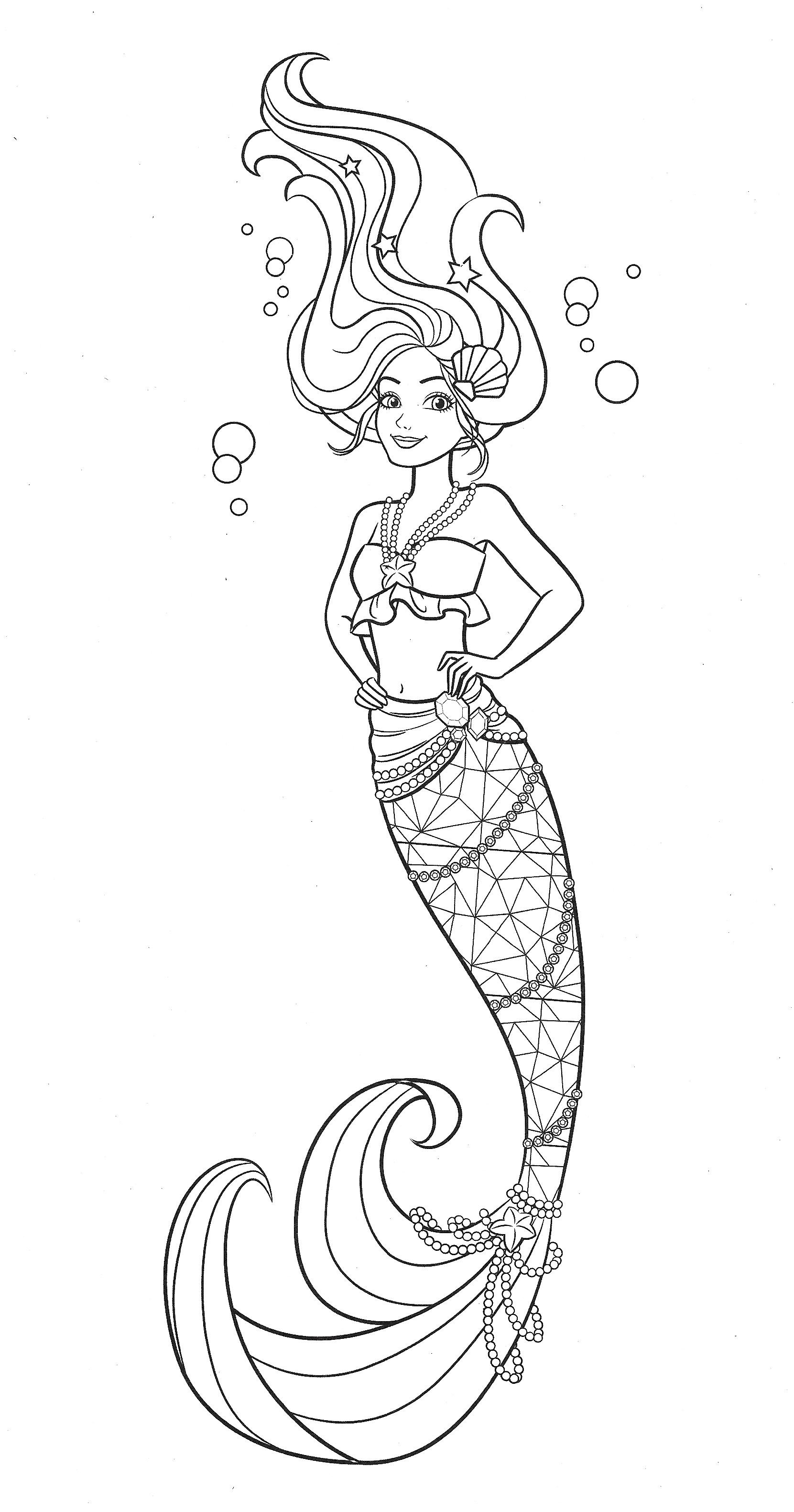 140+ Coloring Page Mermaid: Dive into a Sea of Colors 21