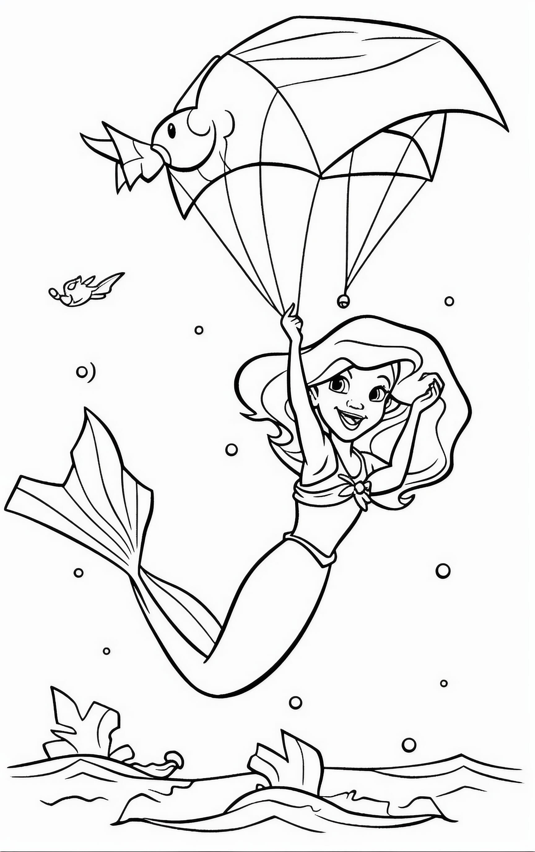 140+ Coloring Page Mermaid: Dive into a Sea of Colors 31