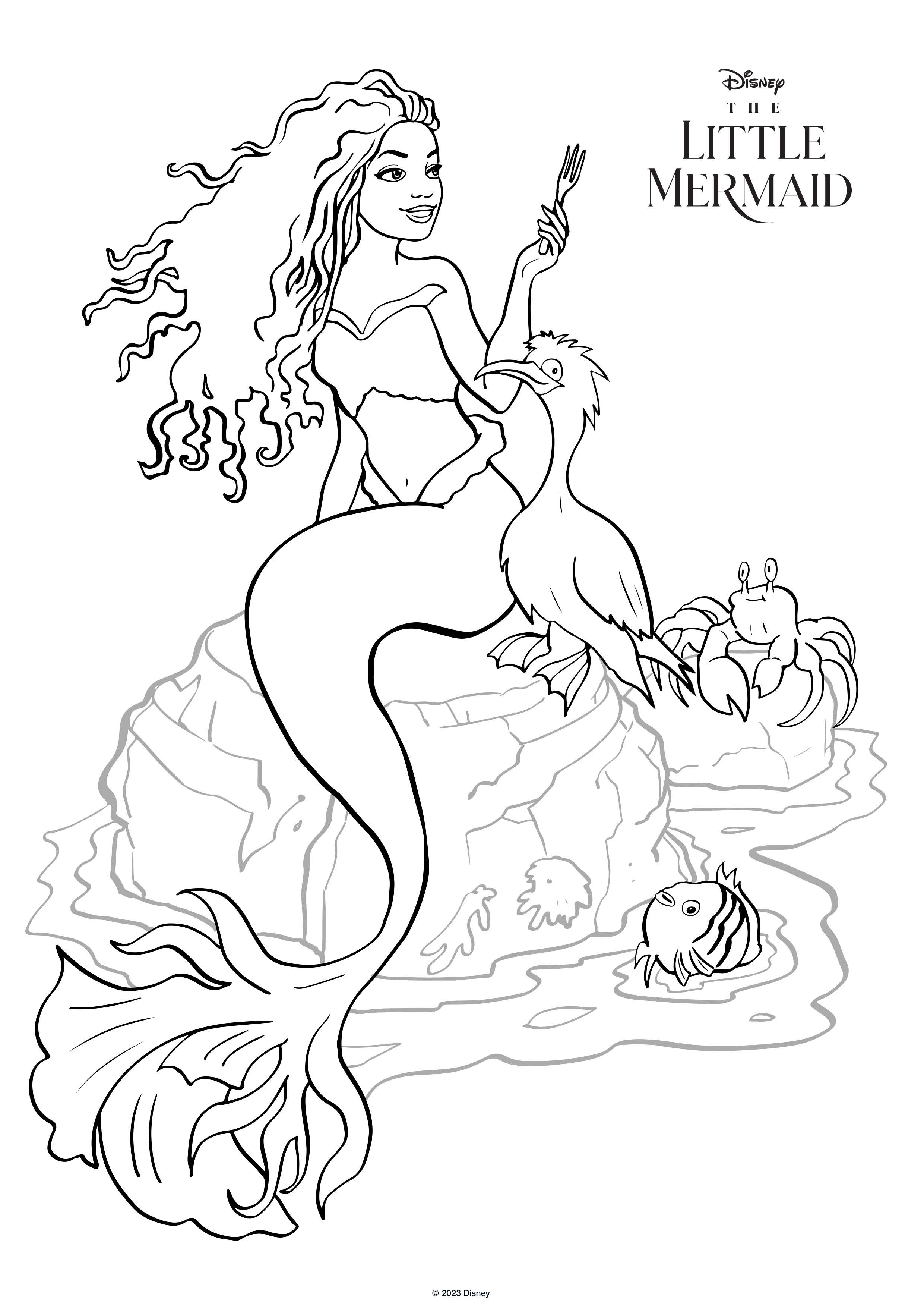 140+ Coloring Page Mermaid: Dive into a Sea of Colors 4