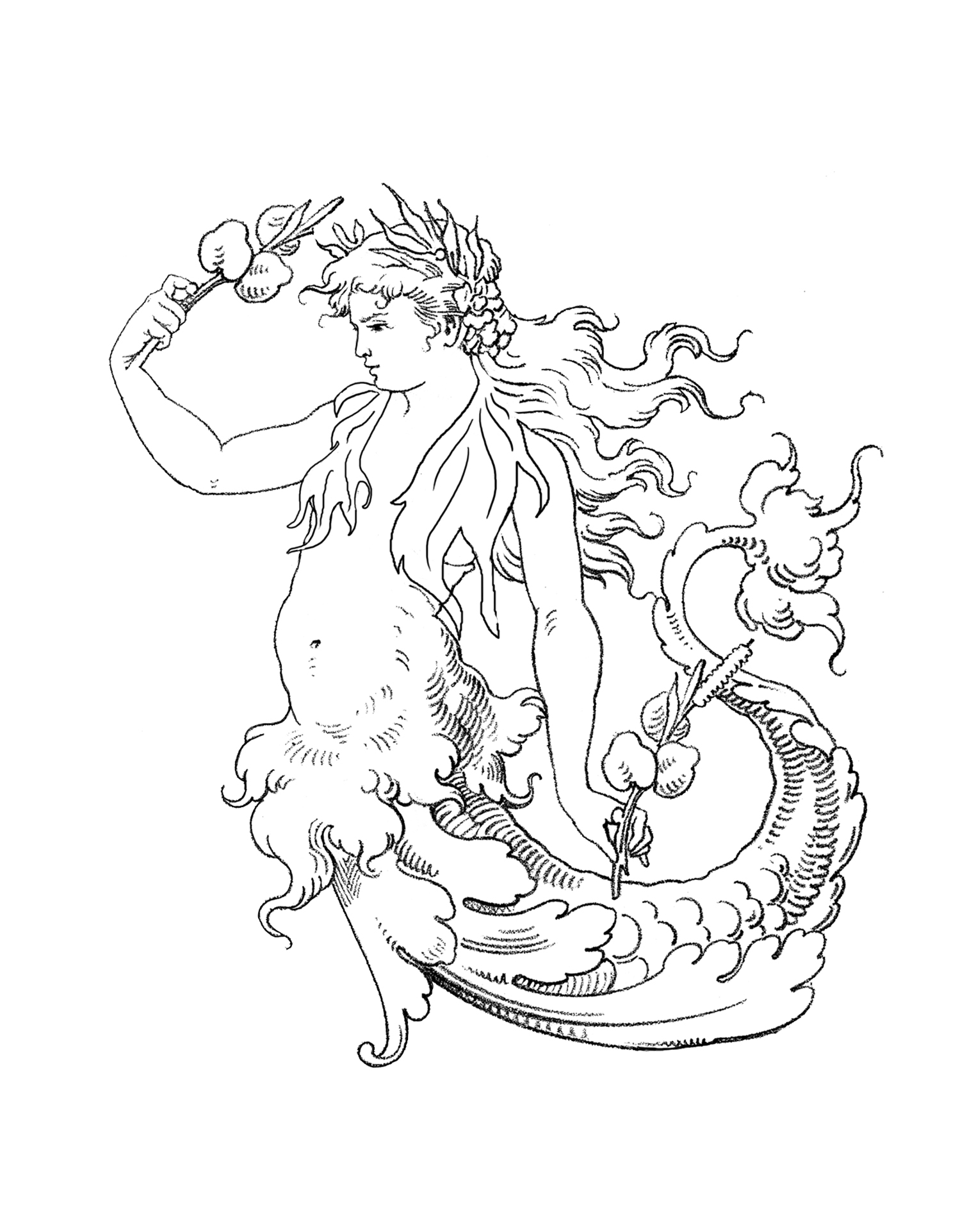 140+ Coloring Page Mermaid: Dive into a Sea of Colors 49