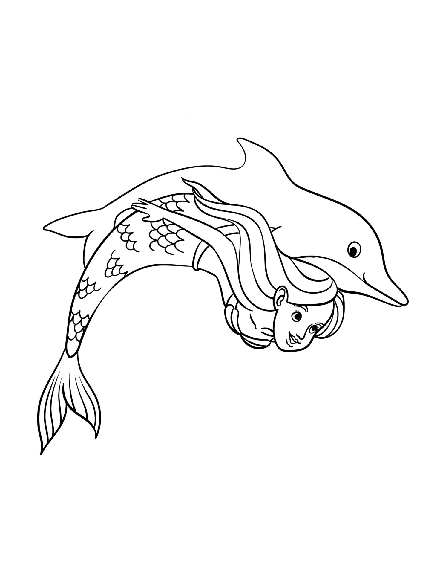 140+ Coloring Page Mermaid: Dive into a Sea of Colors 56