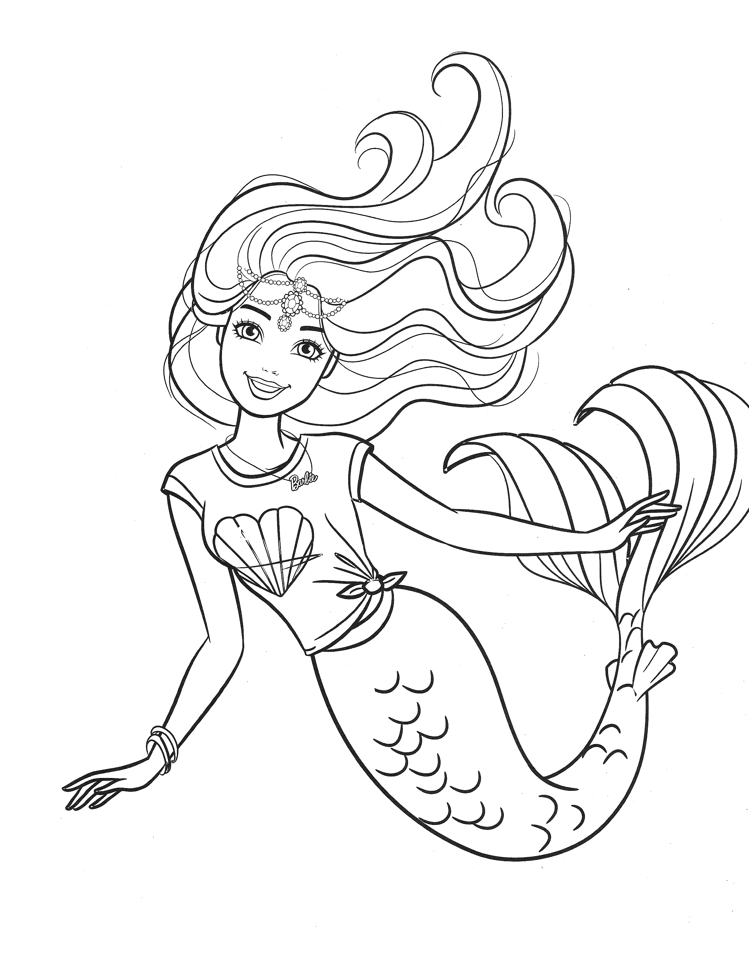 140+ Coloring Page Mermaid: Dive into a Sea of Colors 6