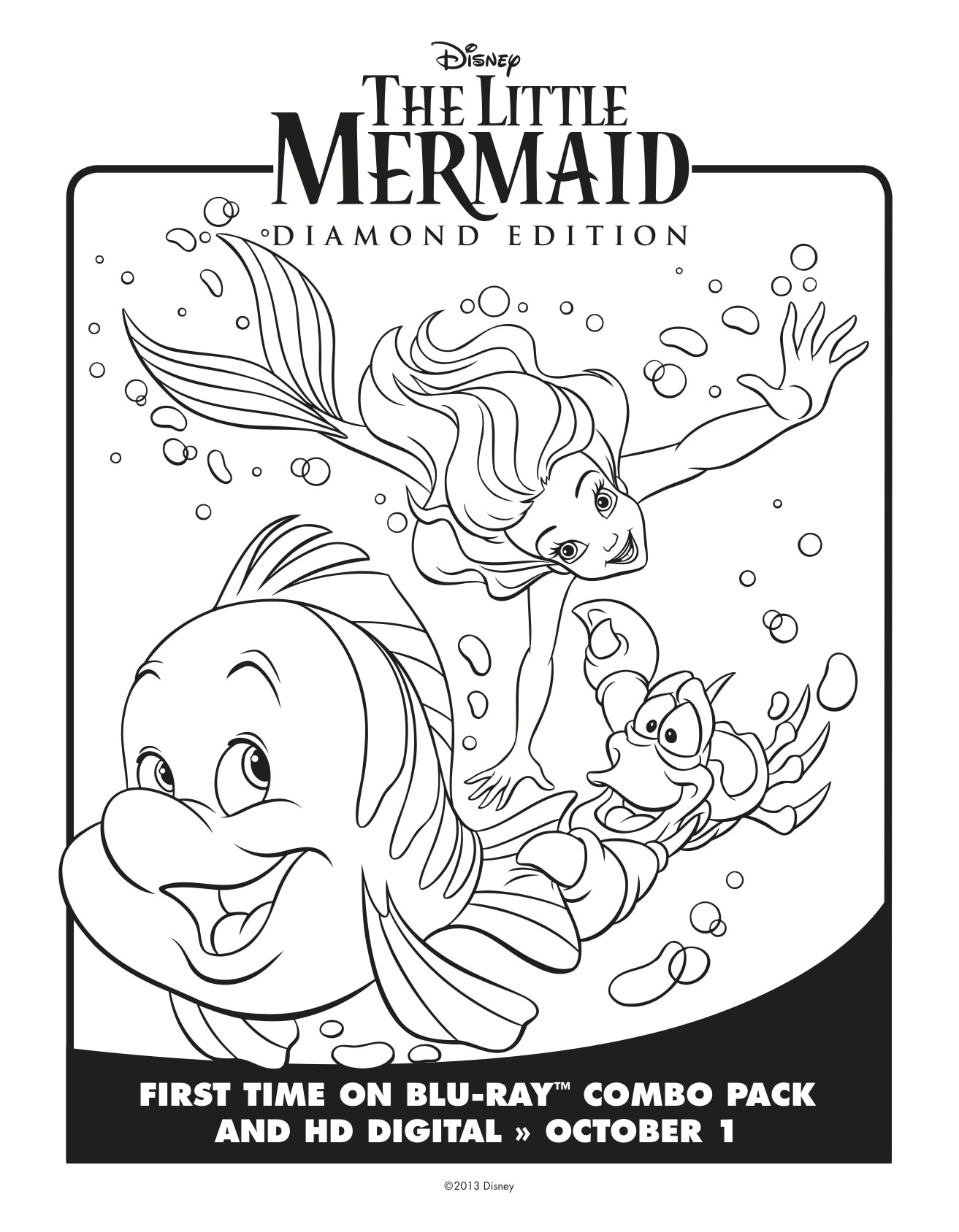 140+ Coloring Page Mermaid: Dive into a Sea of Colors 67