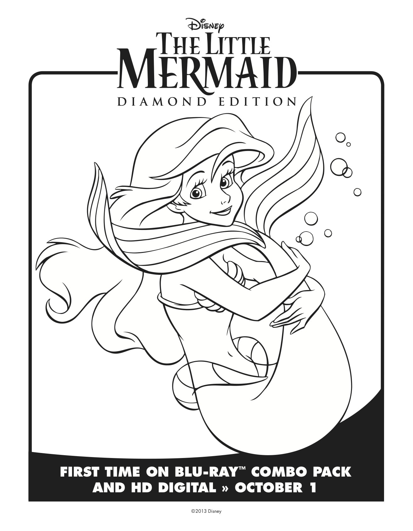 140+ Coloring Page Mermaid: Dive into a Sea of Colors 68