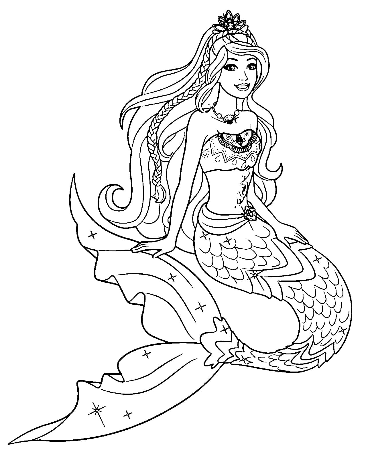 140+ Coloring Page Mermaid: Dive into a Sea of Colors 77