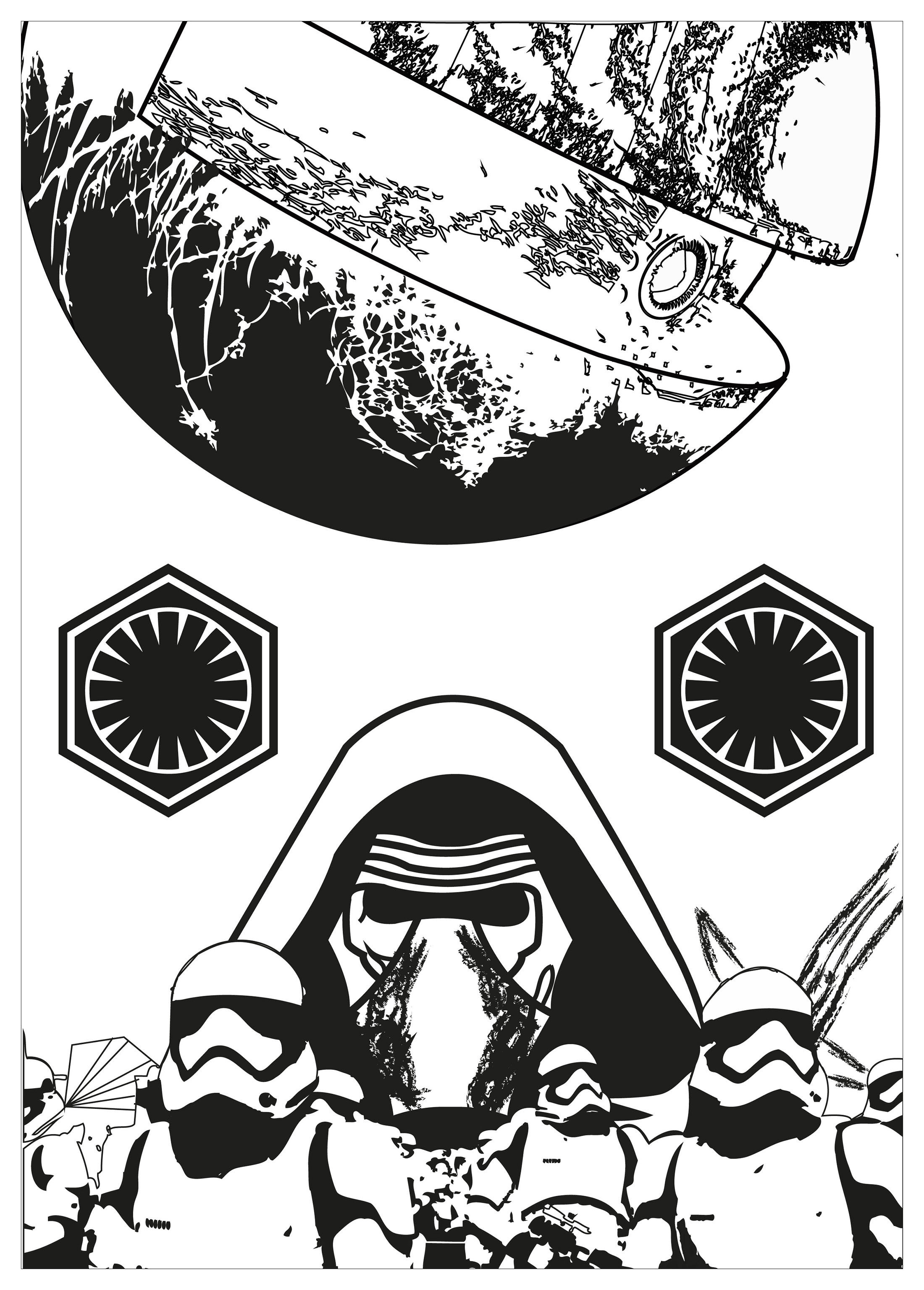 140+ Star Wars Coloring Pages Collection 10