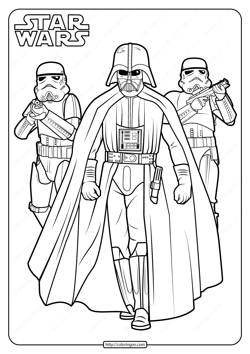 140+ Star Wars Coloring Pages Collection 120