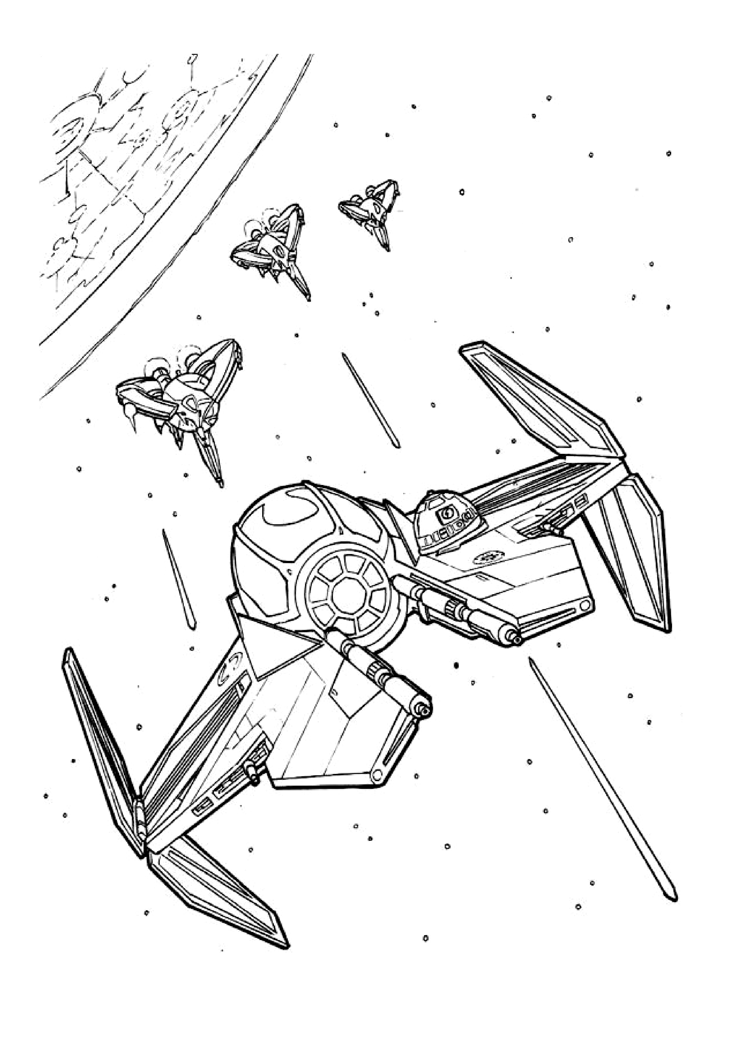 140+ Star Wars Coloring Pages Collection 124