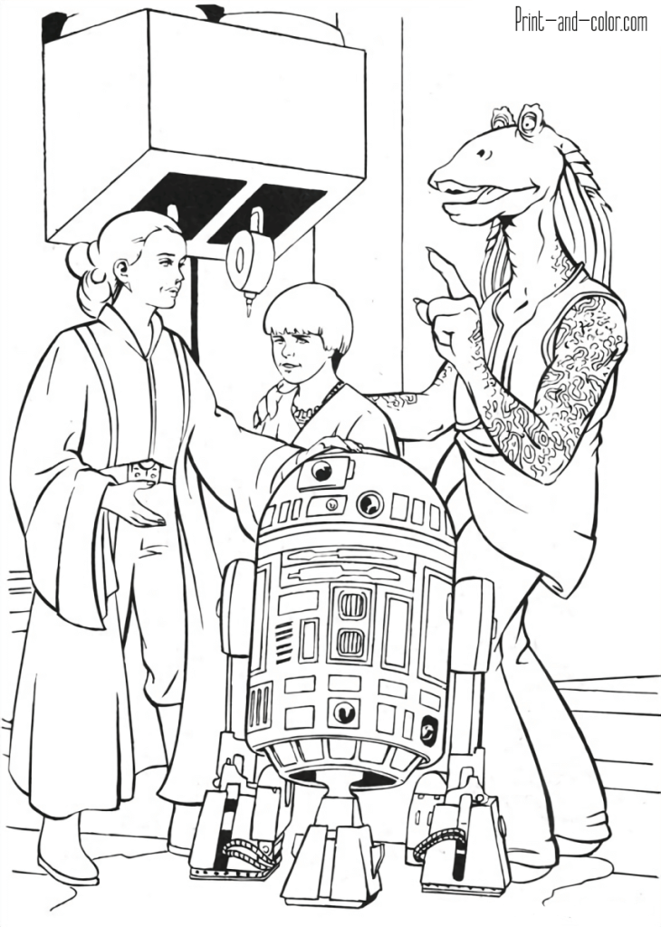 140+ Star Wars Coloring Pages Collection 130