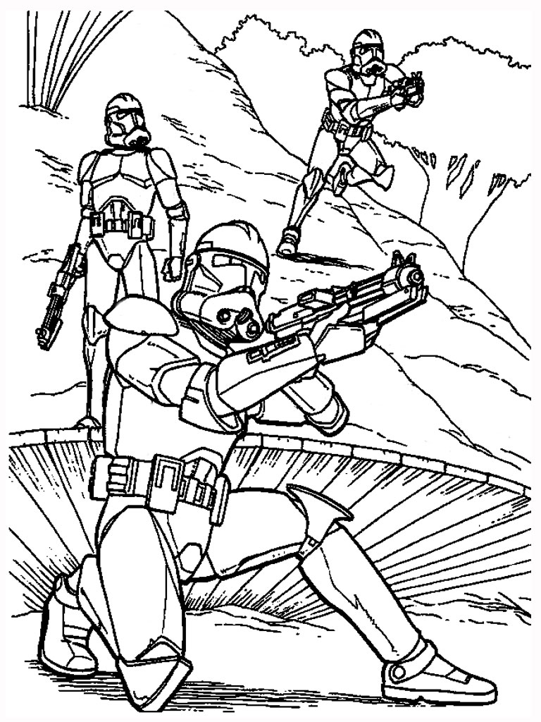 140+ Star Wars Coloring Pages Collection 137