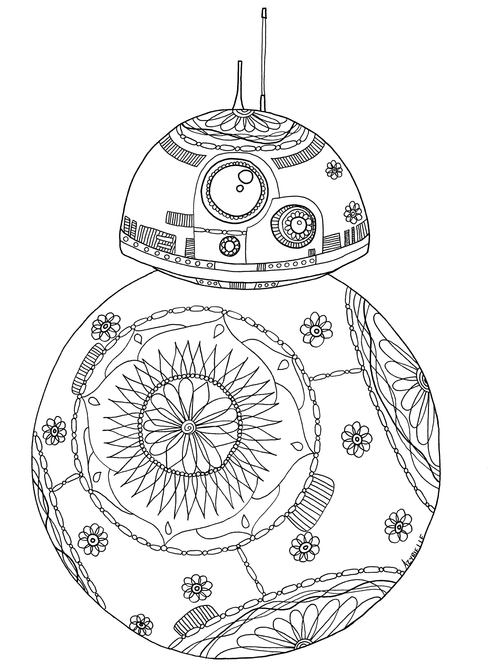 140+ Star Wars Coloring Pages Collection 16