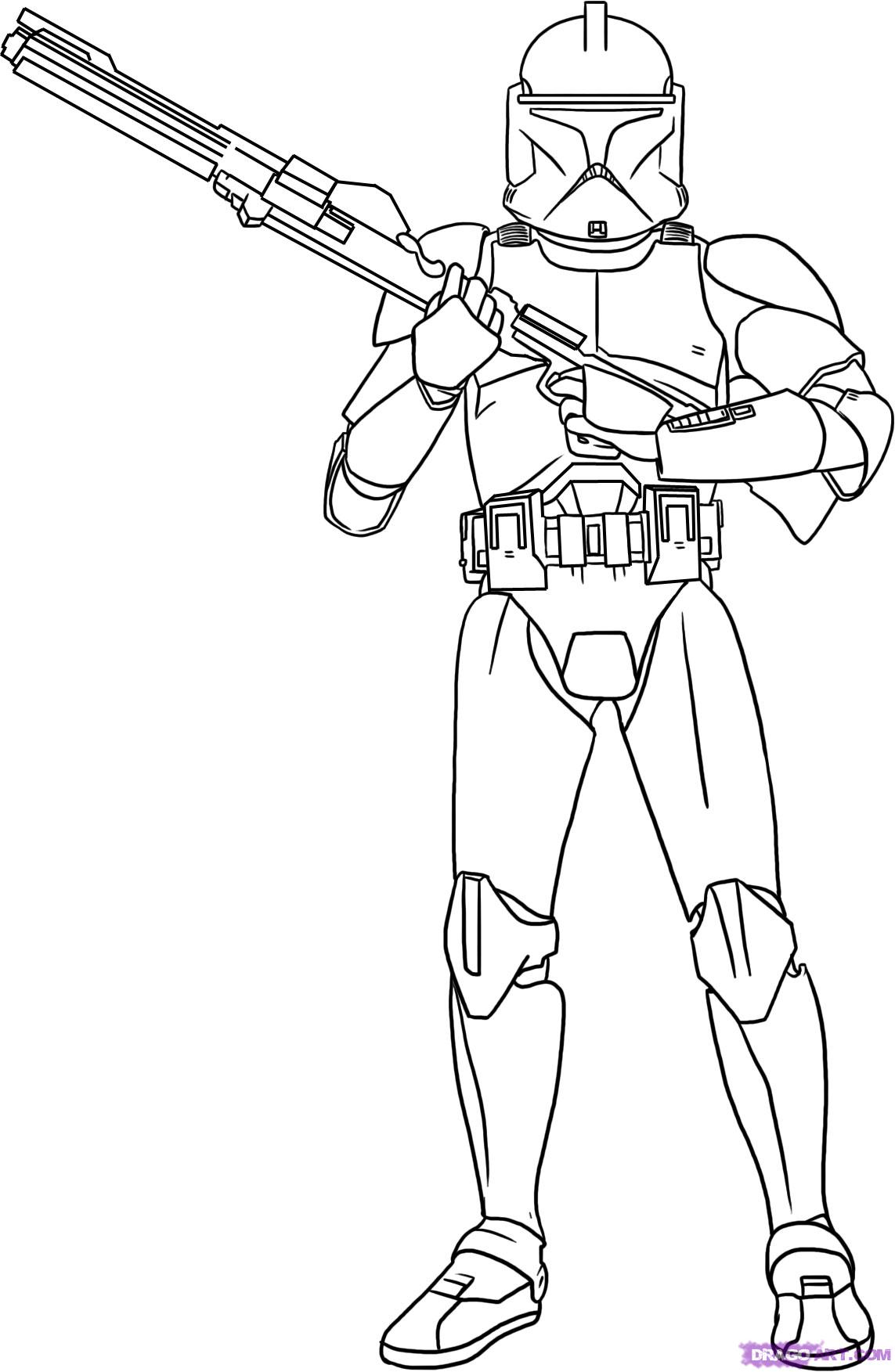 140+ Star Wars Coloring Pages Collection 30