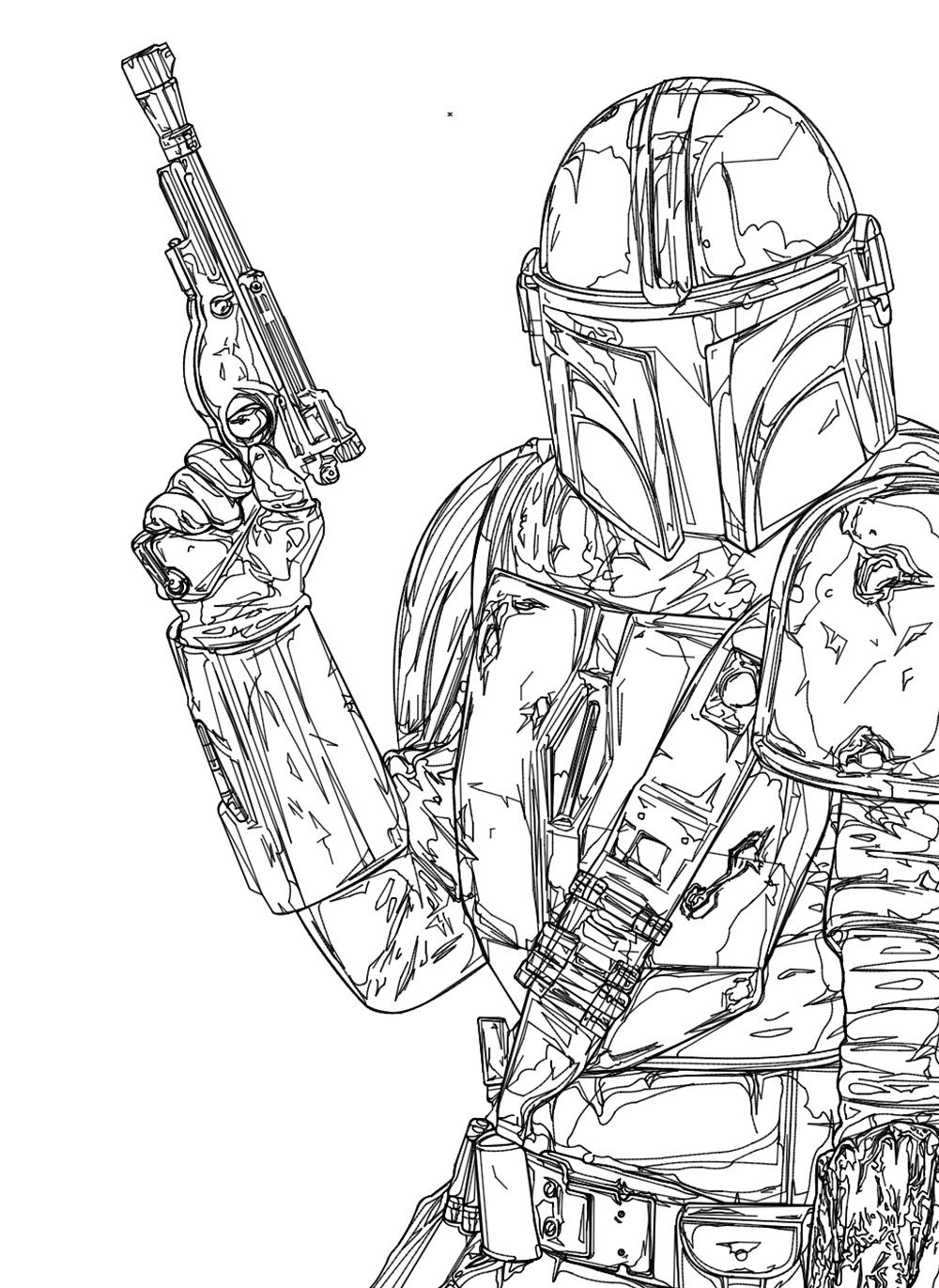 140+ Star Wars Coloring Pages Collection 45