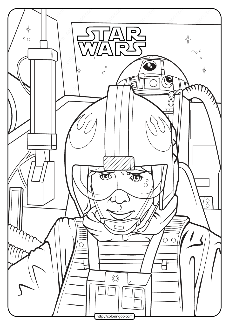 140+ Star Wars Coloring Pages Collection 47