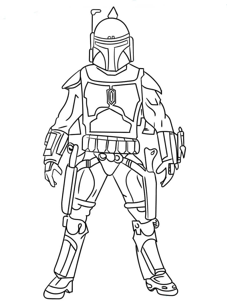 140+ Star Wars Coloring Pages Collection 55