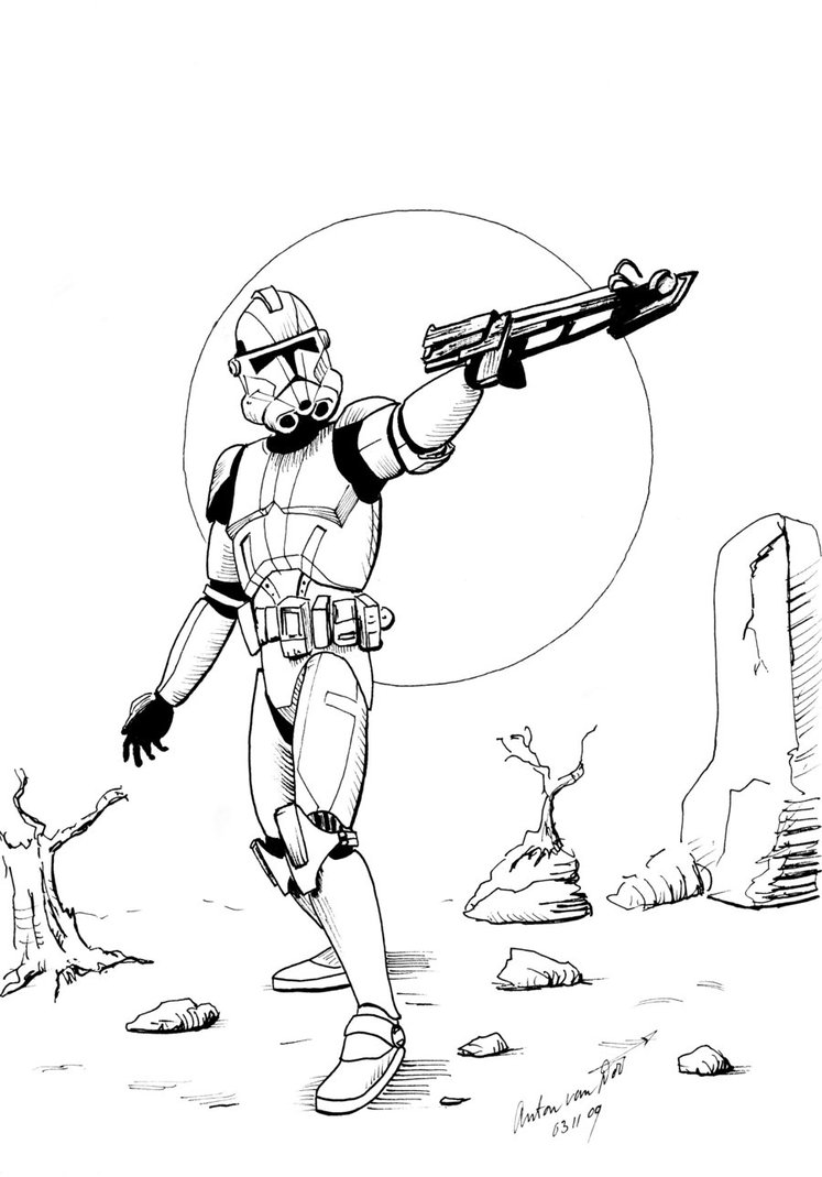 140+ Star Wars Coloring Pages Collection 69