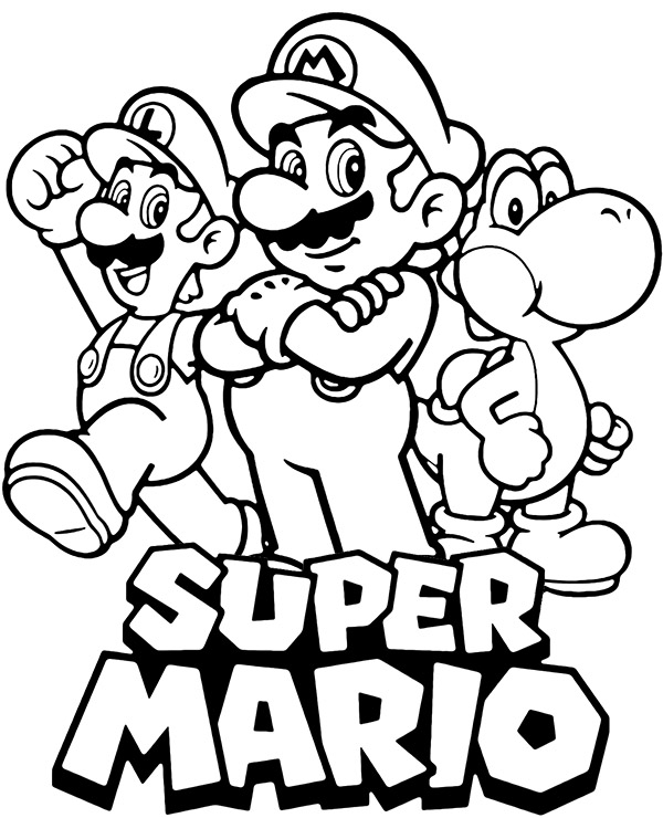 160+ Luigi Coloring Pages FREE Printable 103