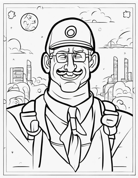 160+ Luigi Coloring Pages FREE Printable 109