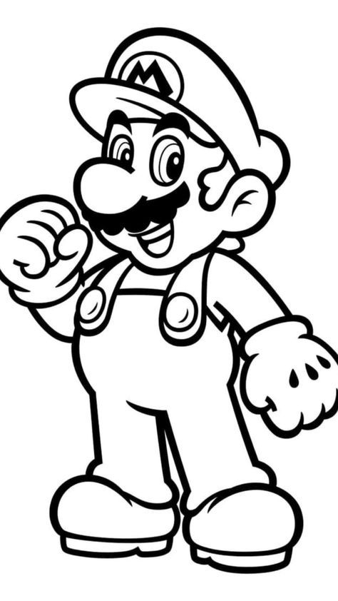 160+ Luigi Coloring Pages FREE Printable 110