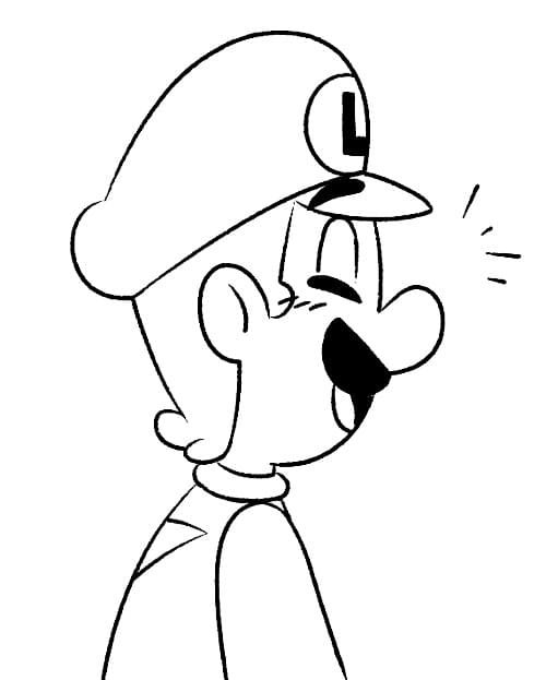 160+ Luigi Coloring Pages FREE Printable 115