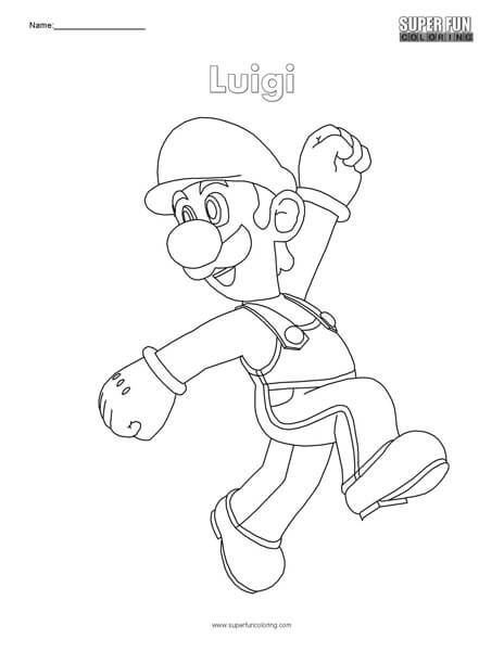 160+ Luigi Coloring Pages FREE Printable 116