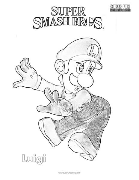 160+ Luigi Coloring Pages FREE Printable 117