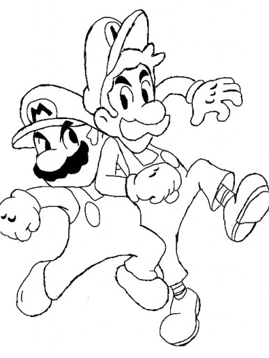 160+ Luigi Coloring Pages FREE Printable 119