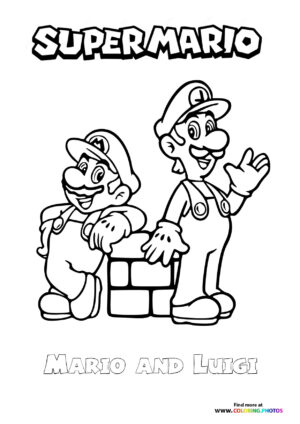 160+ Luigi Coloring Pages FREE Printable 127