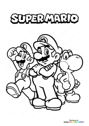 160+ Luigi Coloring Pages FREE Printable 128