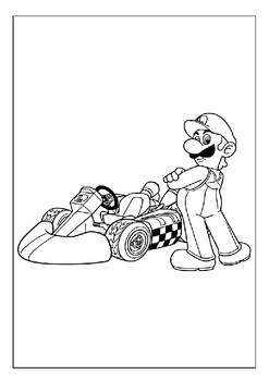 160+ Luigi Coloring Pages FREE Printable 132