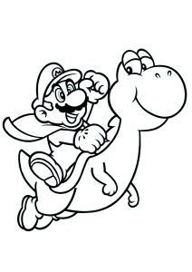 160+ Luigi Coloring Pages FREE Printable 147