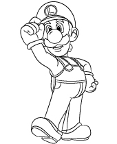160+ Luigi Coloring Pages FREE Printable 159