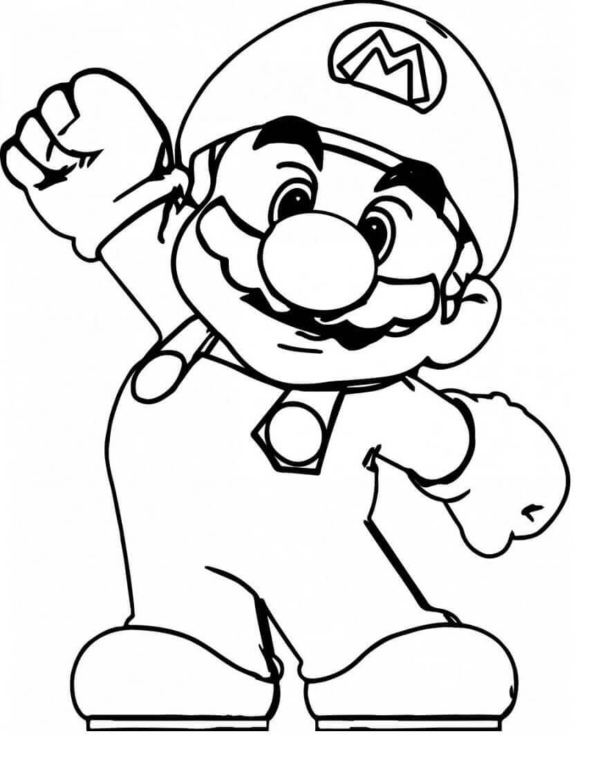 160+ Luigi Coloring Pages FREE Printable 23